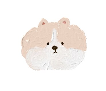 オイルパステル風　優しい雰囲気で愛犬の絵を描きます ふんわりほっとする。オイルパステル風のやさしいペットイラスト イメージ3