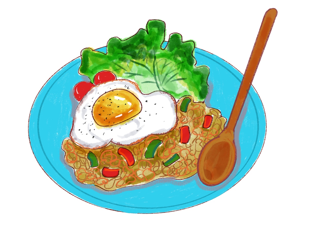 イラスト３点セット美味しそうな食べものを描きます メニュー、レシピの絵を描いてほしい！ イメージ6