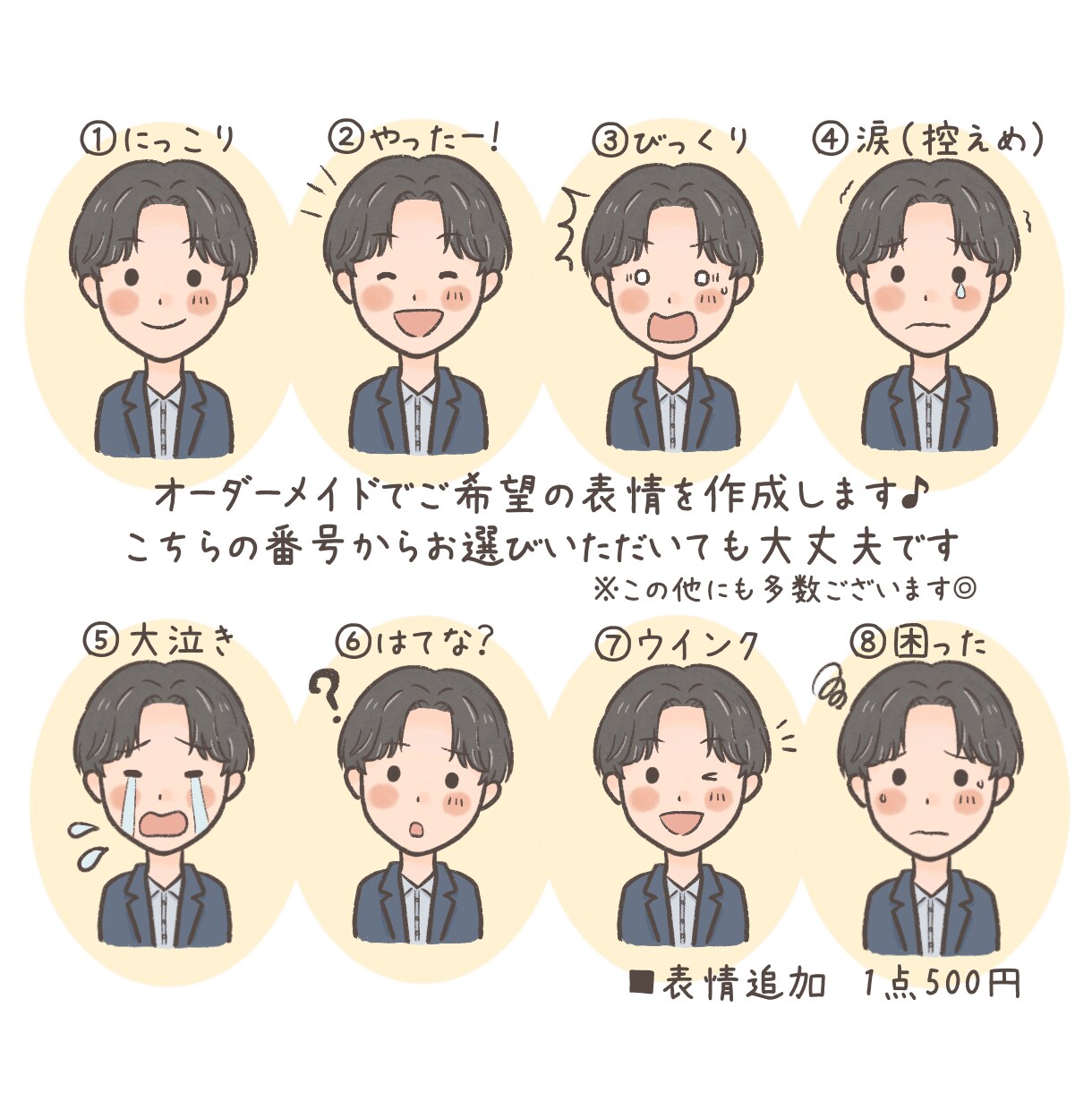 パッと目を引くゆるかわアイコン描きます ブログ・SNSのアイコンや挿絵に。ゆるく可愛いイラスト♪ イメージ4
