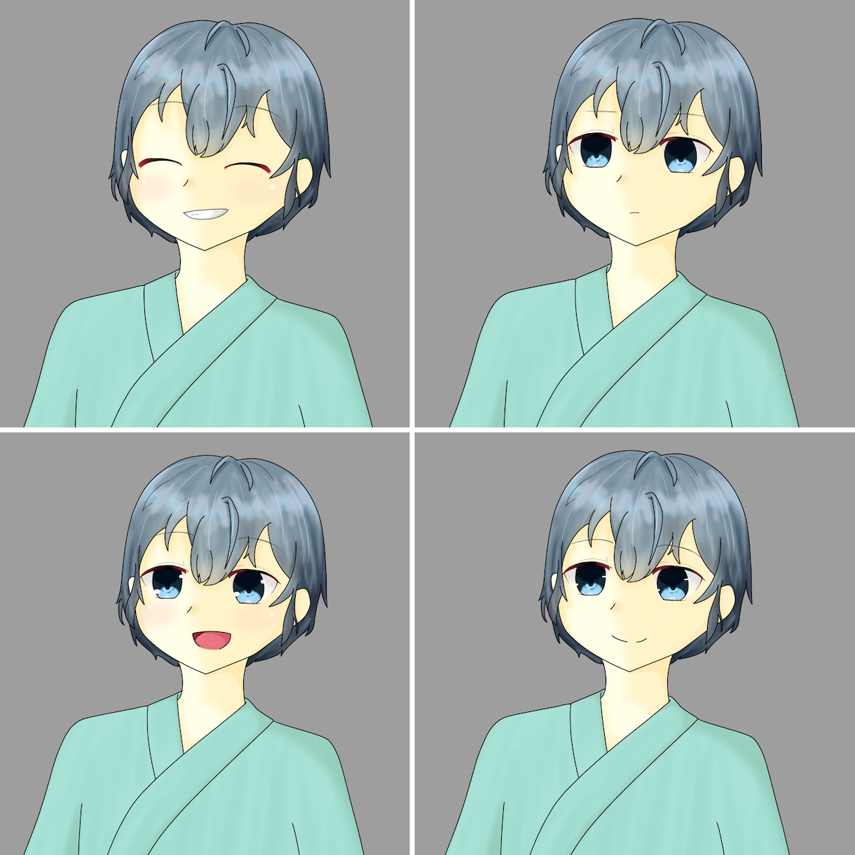 商用利用OK!立ち絵の制作致します オリジナルキャラの設定画なども可能です！ イメージ2