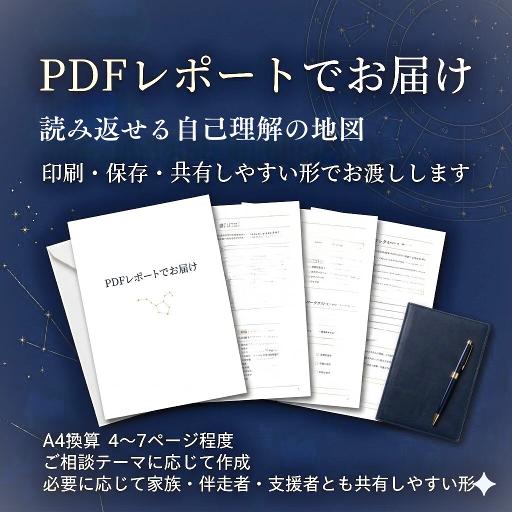星で偏りと伸び代を整理します 占いで終わらない自己理解の地図 イメージ3