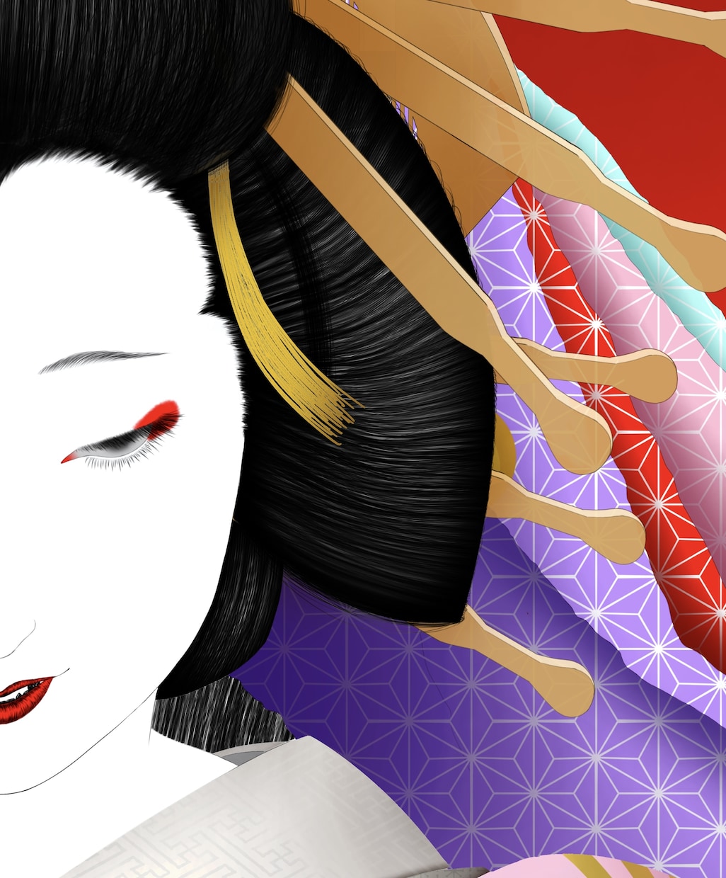 和風イラスト描きます 妖美で非日常感のあふれる繊細な絵が欲しい方へ イメージ2