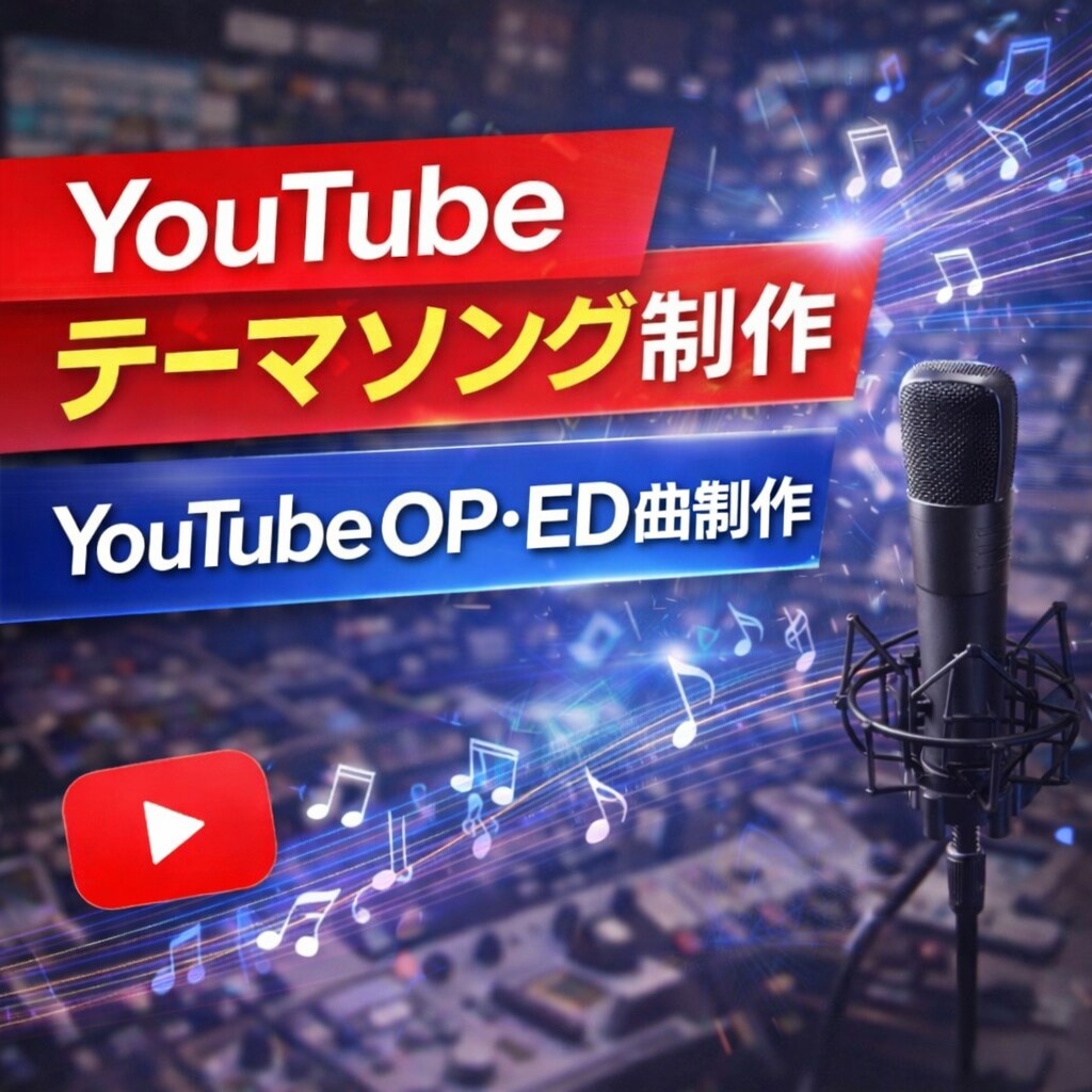 YouTubeテーマソング制作します チャンネルの印象に残る楽曲制作 イメージ1