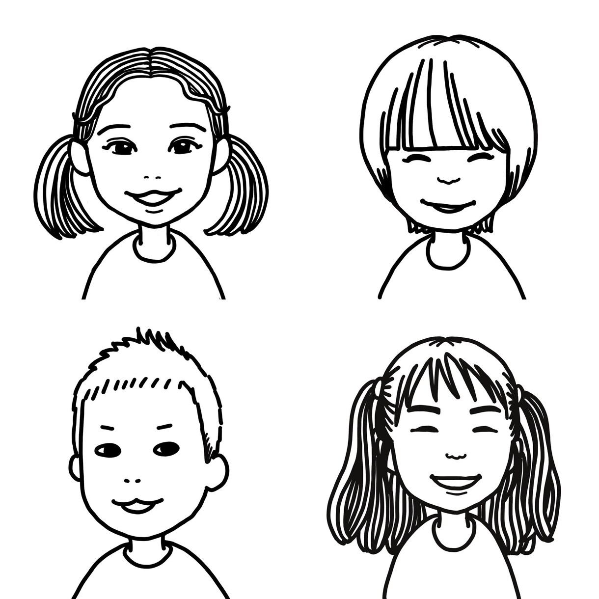 子供から大人まで似顔絵作成いたします 特徴を捉えたシンプルでキャッチーな似顔絵描きます◎ イメージ3