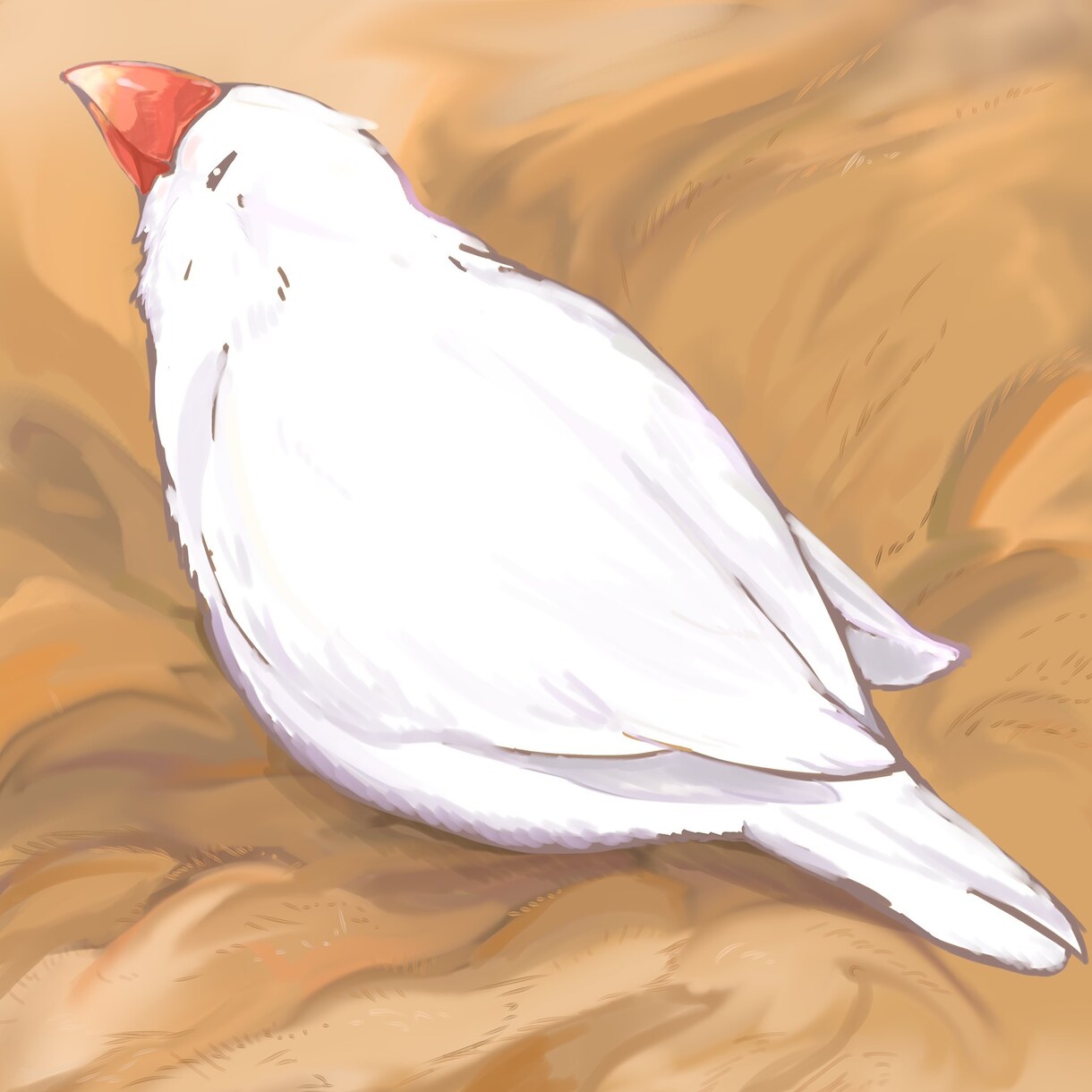 鳥ちゃん専門でイラストお描きします 愛くるしいモフモフなコミカル鳥イラスト！ イメージ3