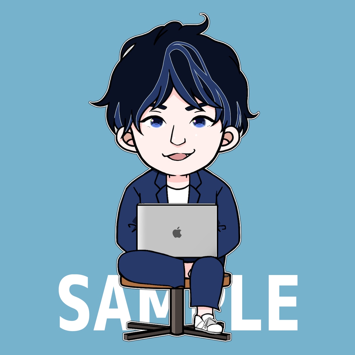 ミニキャライラストお描きします 可愛くてポップなミニキャライラストお描きします！！ イメージ2