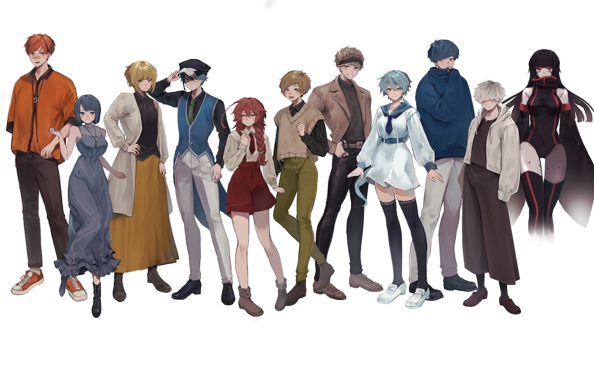 イラスト制作幅広く対応します 動画用イラストやキャラクターデザインなど1枚絵なら何でも！ イメージ4