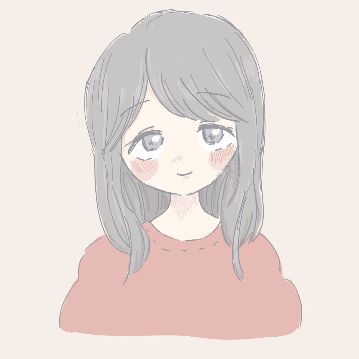 SNS用のアイコンを描きます ゆるふわ系の女の子のイラストが得意です！ イメージ1
