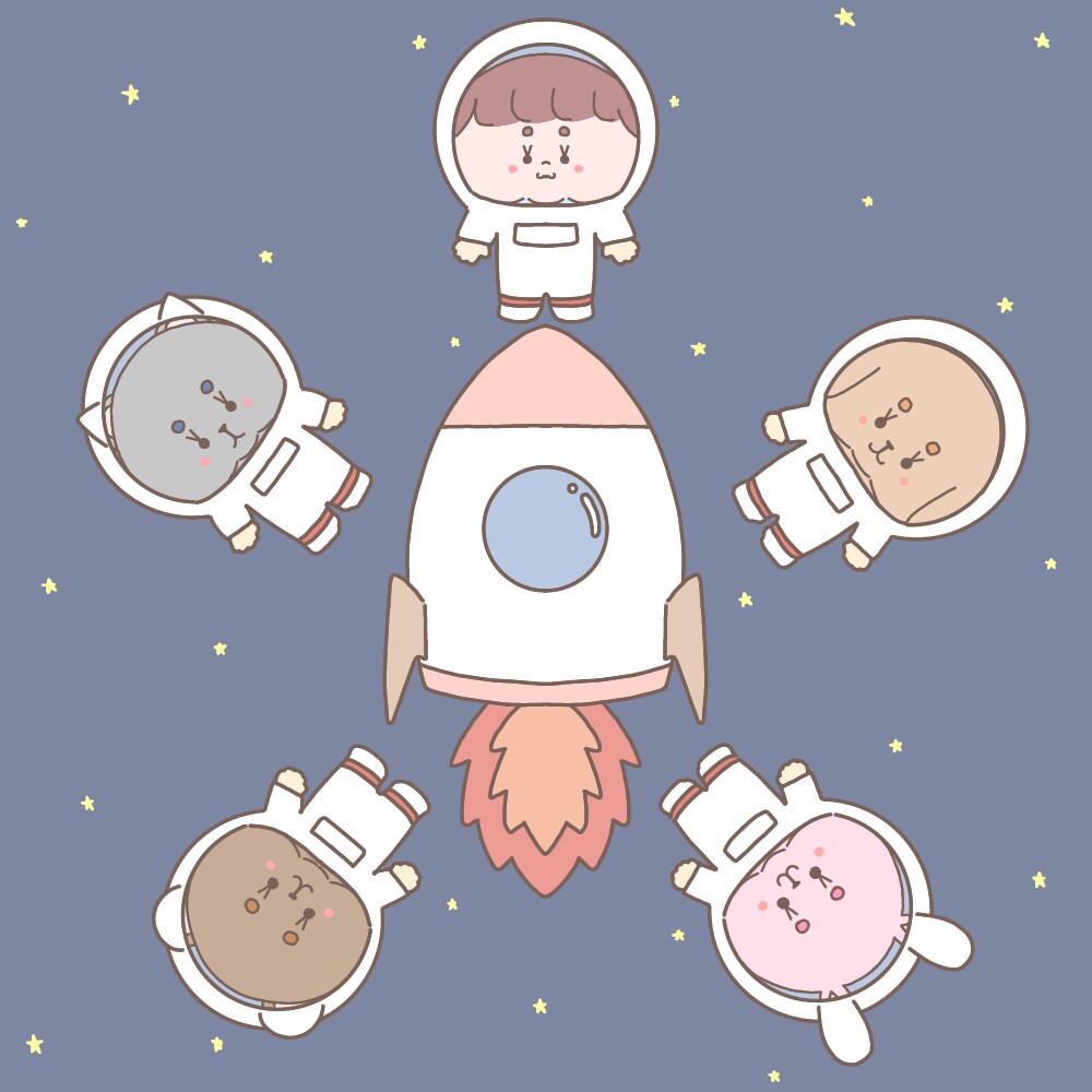 子どもの好む可愛い絵を描きます まろ眉が特徴的なイラストです。 イメージ2