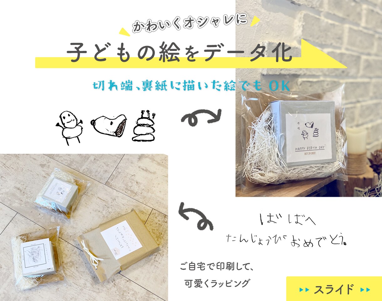 子どもの絵、データ化します 子どもの絵を『捨てたくない』と思ったことありませんか？ イメージ3