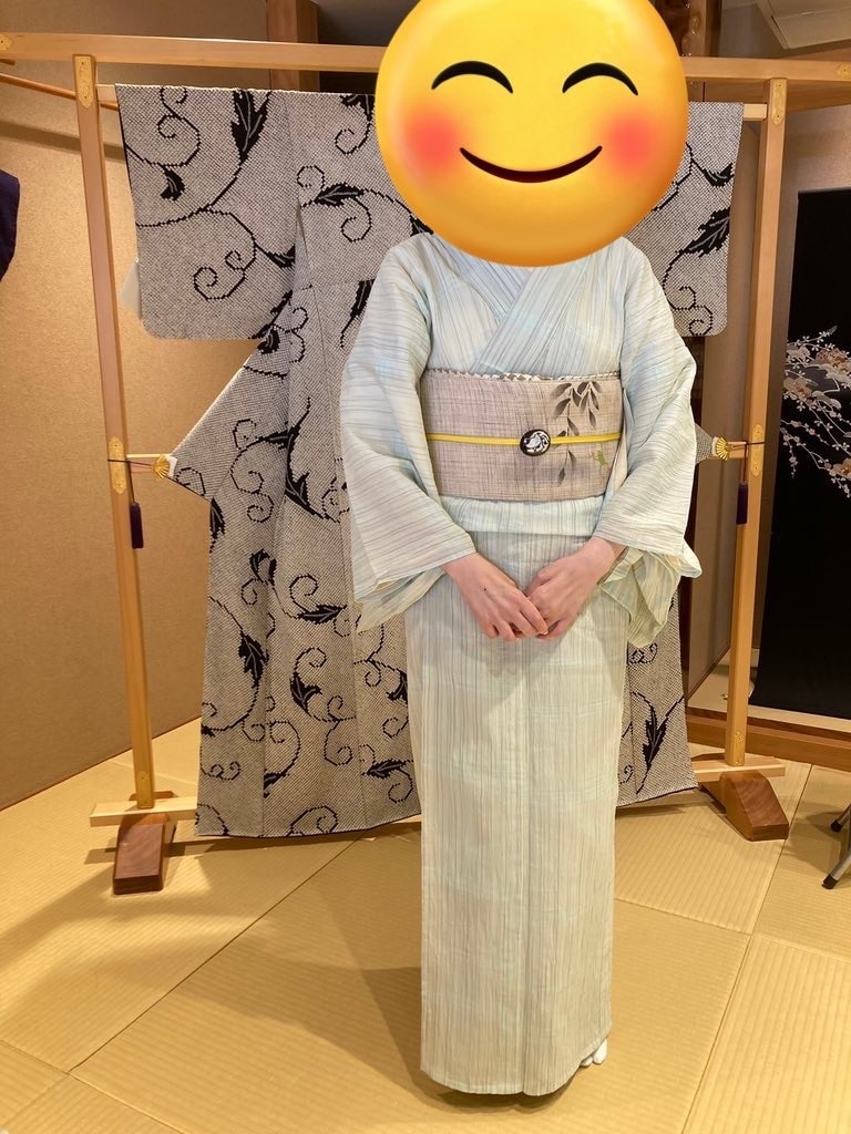 呉服歴10年！小紋、紬等の出張着付け致します 名古屋帯で着る♪【プロにおまかせください】 イメージ1
