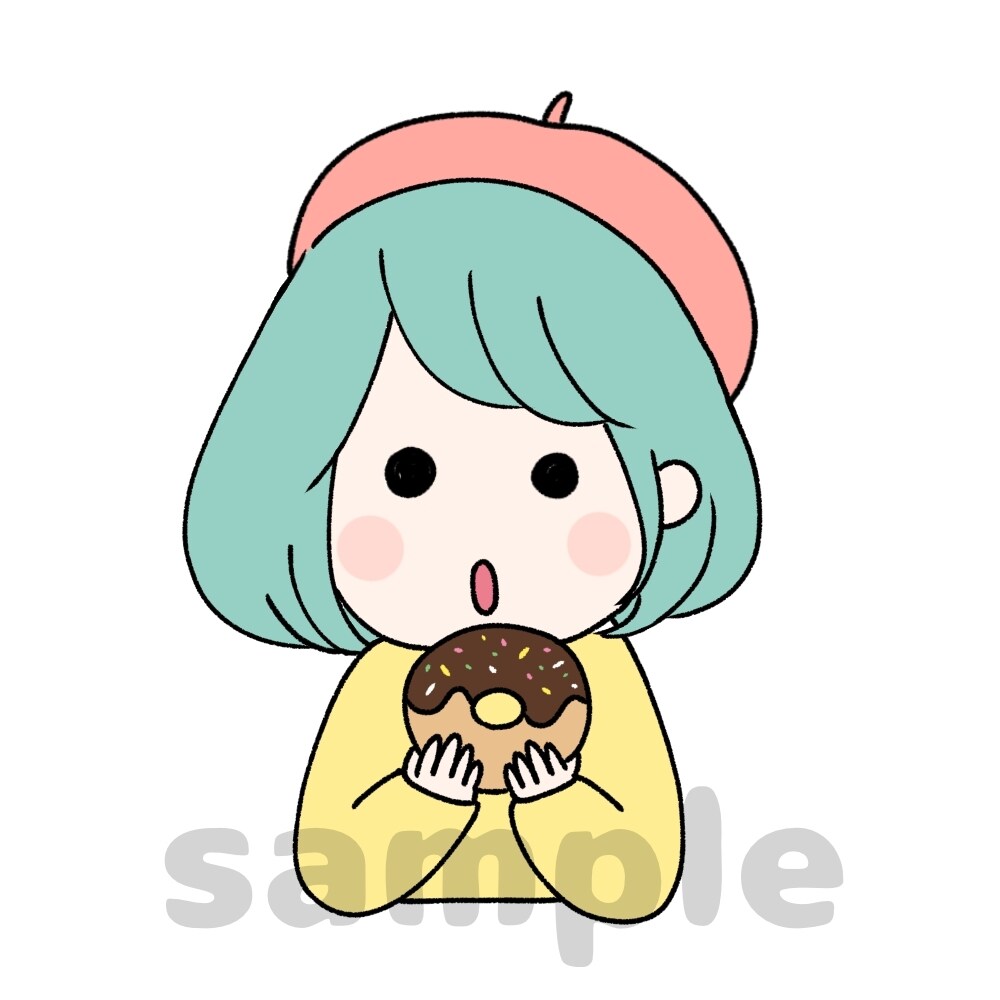 ゆるふわタッチで可愛く◎とっておきの似顔絵描きます 髪色も自由に変えます♪ SNSアイコンにもオススメです◎ イメージ2