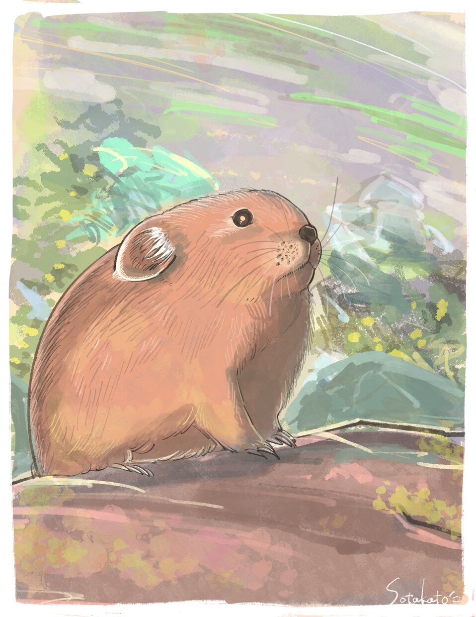動物や自然のイラスト制作致します 自然のイラストを置くことで、お店の雰囲気や、空間に温もりを！ イメージ7