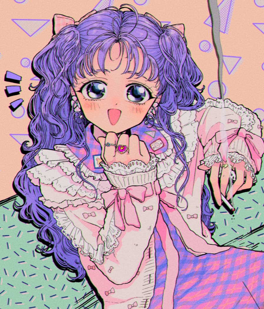 レトロかわいいアイコン描きます 少女漫画風の少年少女ならおまかせ下さい イメージ1