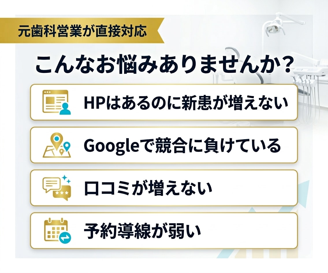 初診予約が増えるHP導線改善します 業界人だからできる業界特化型ホームページ イメージ2
