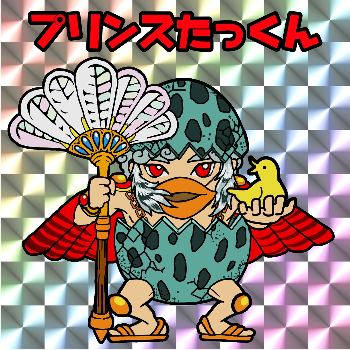 ビックリマン風似顔絵やカード風アイコン描きます プレゼント、記念、景品、プロフィール画像等に。 イメージ8