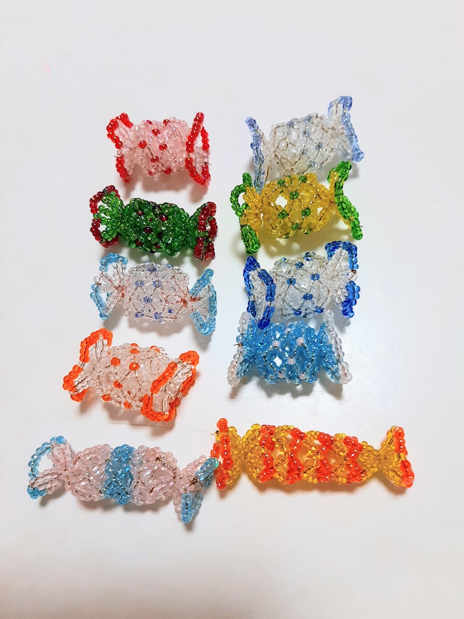 ビーズで作ったあめを販売します ビーズで作った立体のあめ10種類です。 イメージ2