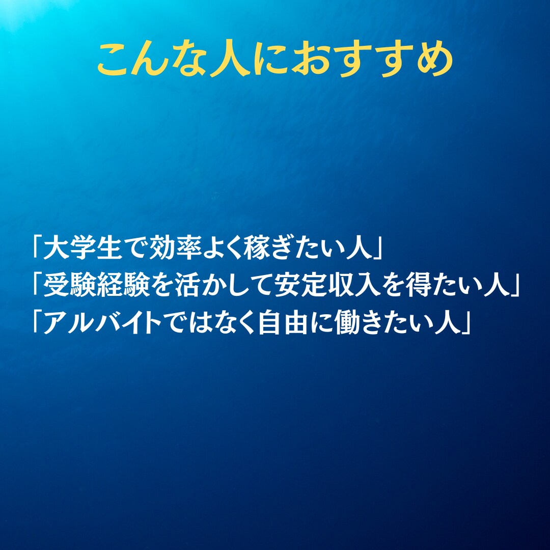 オンライン家庭教師として稼ぐ方法を教えます MARCH以上の学歴があるなら変な副業やる必要はない イメージ9