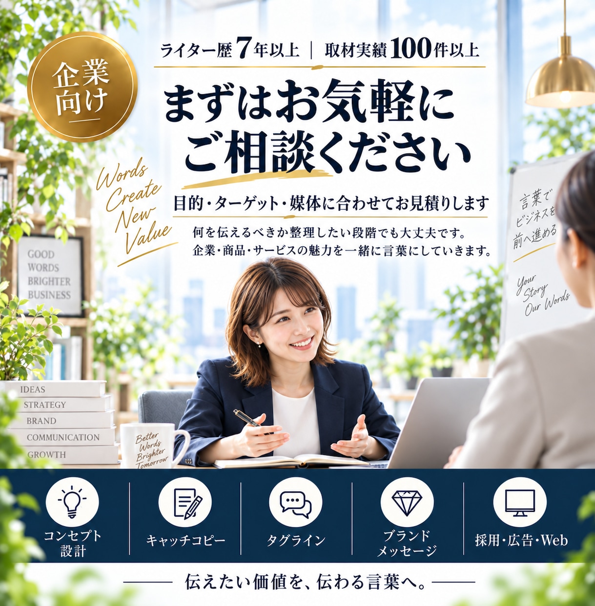 商品の強みを整理しコンセプト・コピーを作ります ヒアリングから魅力を言語化｜5案＋コンセプトシートまでご提案 イメージ10