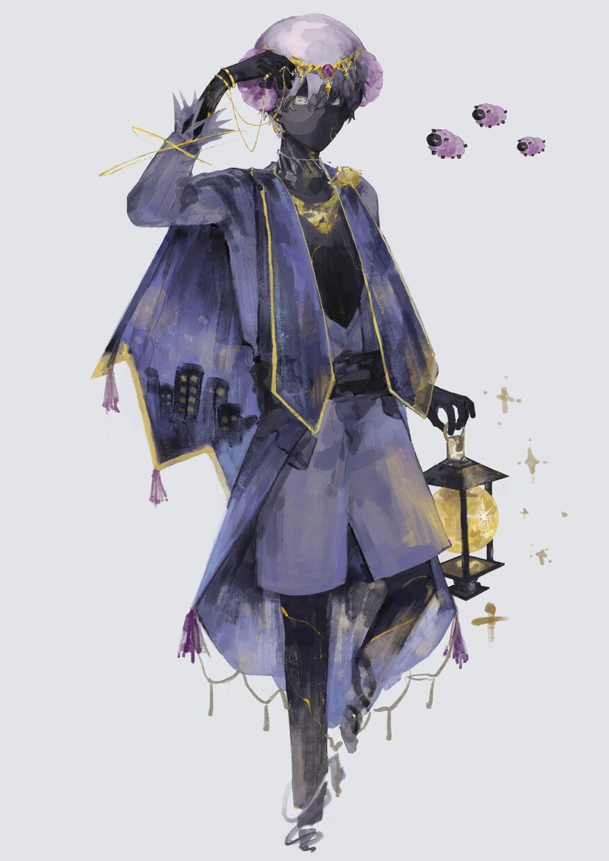 OCの一枚絵を描きます 自分のキャラの解像度を高めたい方へ イメージ7