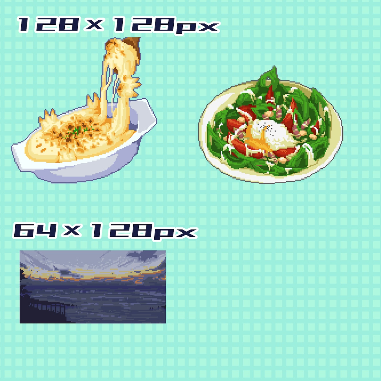 ドット絵アイコン作成いたします 小さいサイズのドット絵です！簡単なアニメーションもOK！ イメージ3