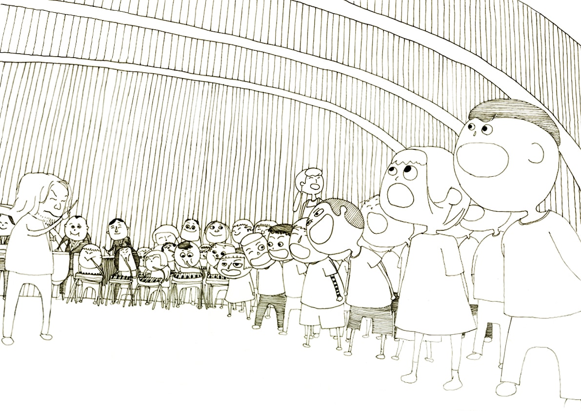 個性派イラスト（モノクロ）でプレゼンを引き立てます 【現役2級建築士による、建築イラストパース作成サービス】 イメージ4