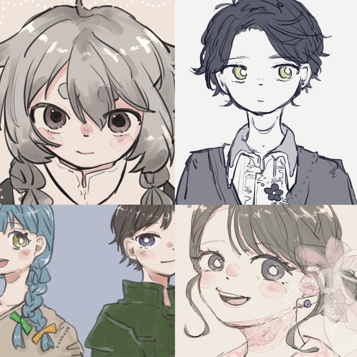 イラストアイコン制作（¥2,000）します SNSや配信などで使えるアイコンを制作します イメージ2