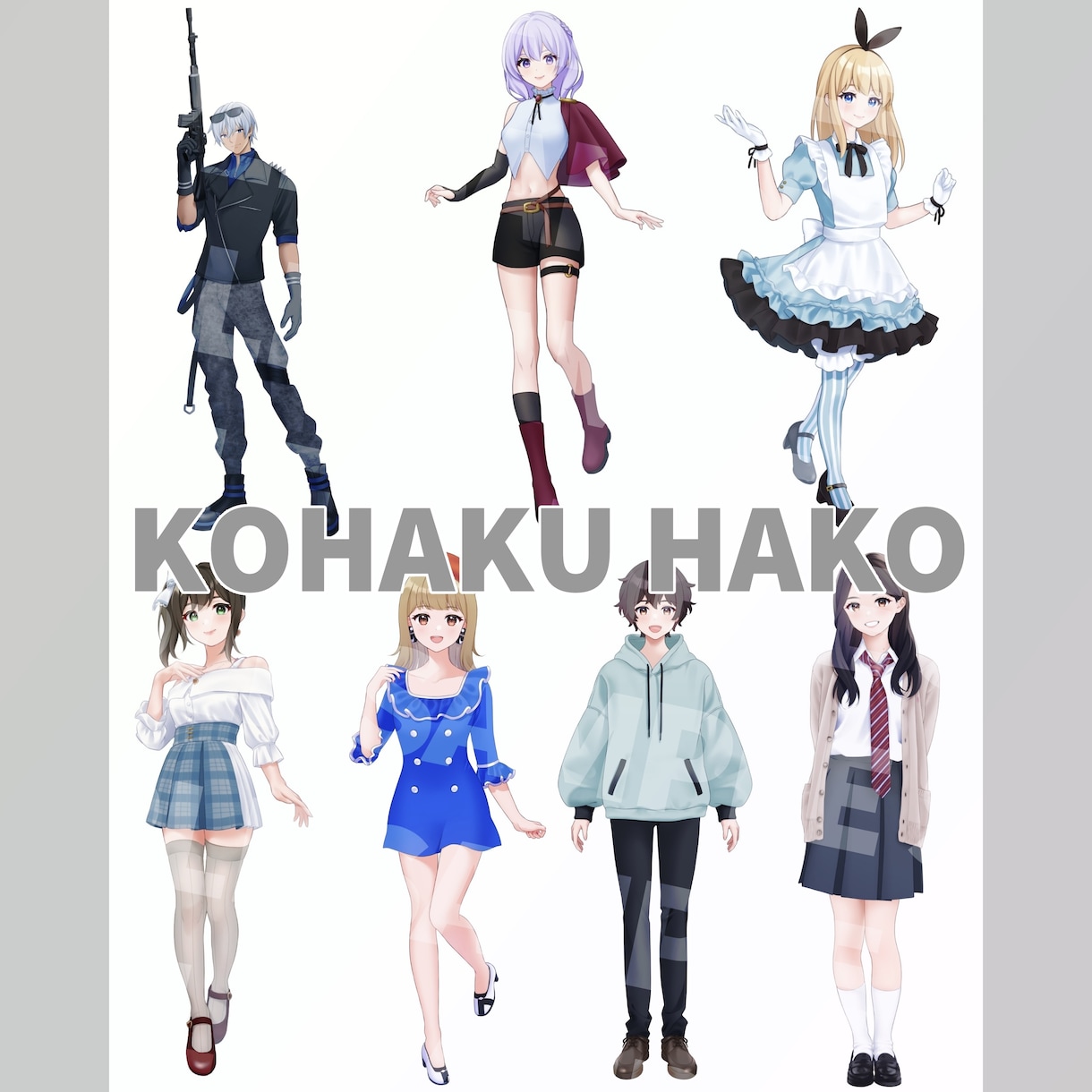 立ち絵~アイコン◎キャラクターイラストを制作します Vtuber/TRPG/配信などで活躍するお姿へ イメージ2