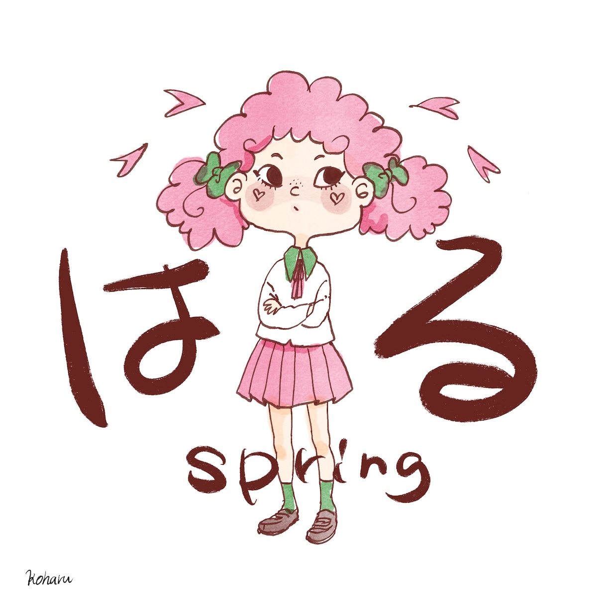 スピード納品！人物×植物・食べ物・季節を描きます パッと目を引くイラストであなたの個性を演出します。 イメージ1