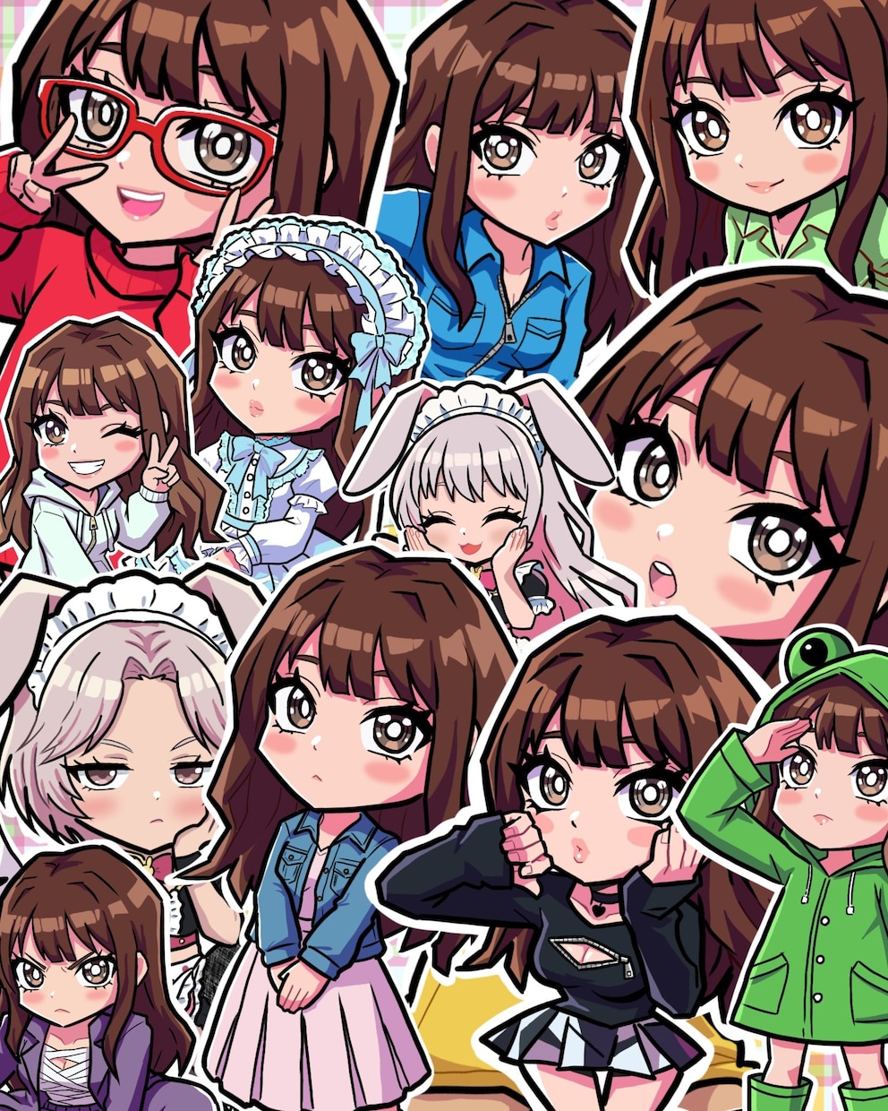 可愛いデフォルメアイコン描きます SNSアイコンやプレゼントに最適なミニキャラ制作 イメージ4