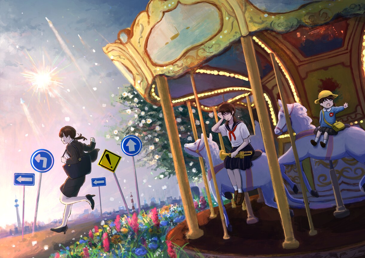 背景を中心とした一枚絵、イラスト描きます MV,歌ってみた、アイコンなどに使用出来る一枚絵作成致します イメージ10
