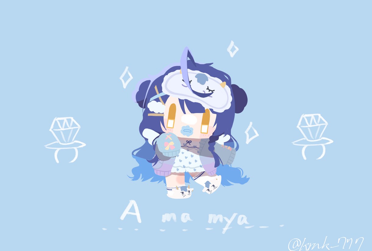 アイコンに！2頭身デフォルメイラストお描きします 商用利用可！あなたのキャラをむにむにで可愛くしてみませんか？ イメージ5