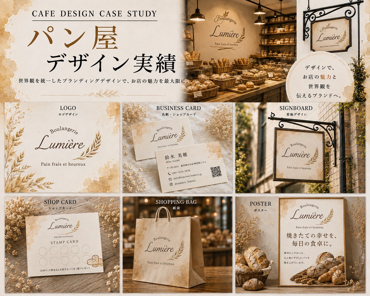 開業・起業女性向けのブランドデザインを制作します 開業準備で忙しい女性のために必要なデザインをまとめて制作 イメージ8