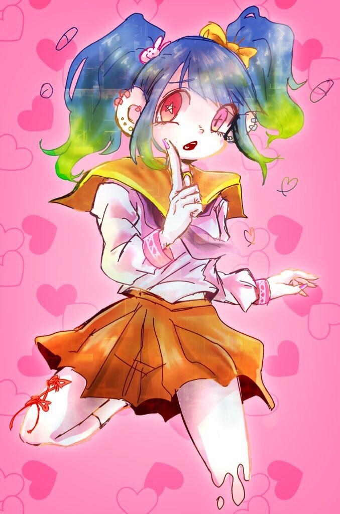 実績あり！ダーク系可愛いデフォルメイラスト描きます ♡ダークでユニークな世界観をあなたにお届け致します！♡ イメージ2