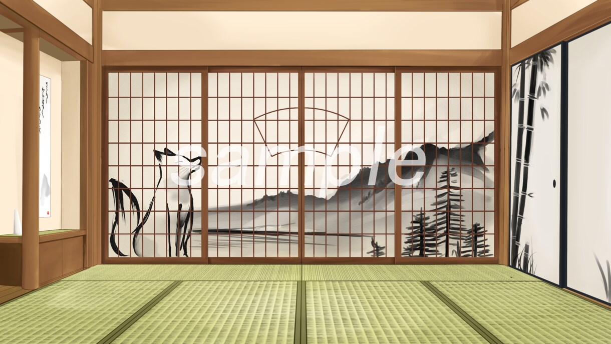 Vtuber・同人誌等の背景承ります ちょっとしたアニメーションやモノクロ・カラー背景描きます！ イメージ4