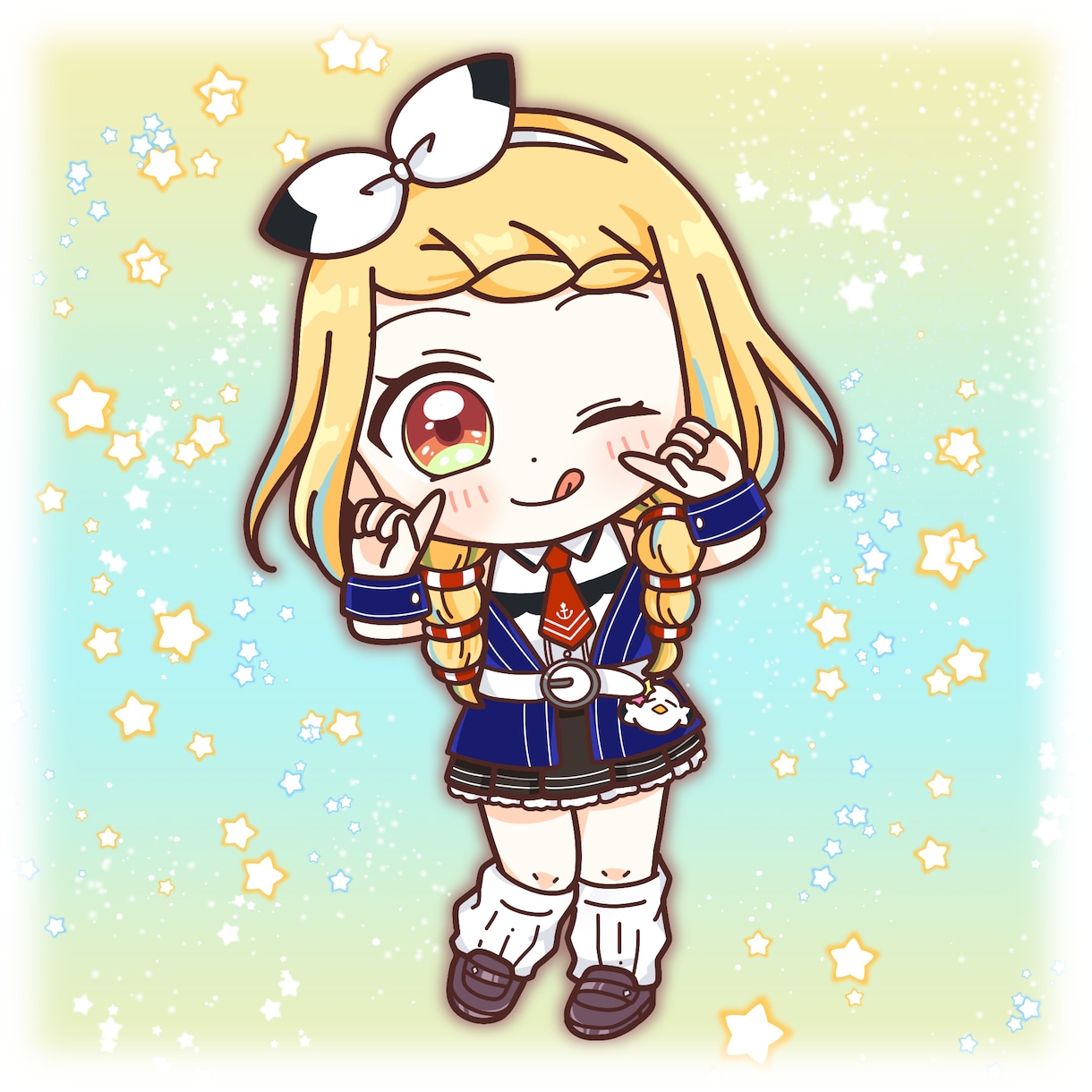 可愛いミニキャラ・SDキャラ描きます サムネイル、SNS等に！商用利用にも対応可能です イメージ4