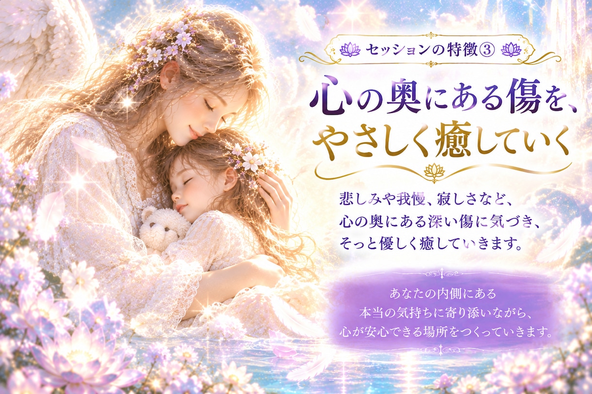 インナーチャイルドと対話し癒します 天使とアカシックの導きで幼い自分を癒す イメージ7