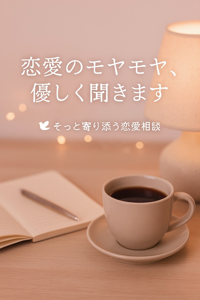 恋のモヤモヤ一緒にほどきます 恋のモヤモヤを話して少しでも心を軽く イメージ1