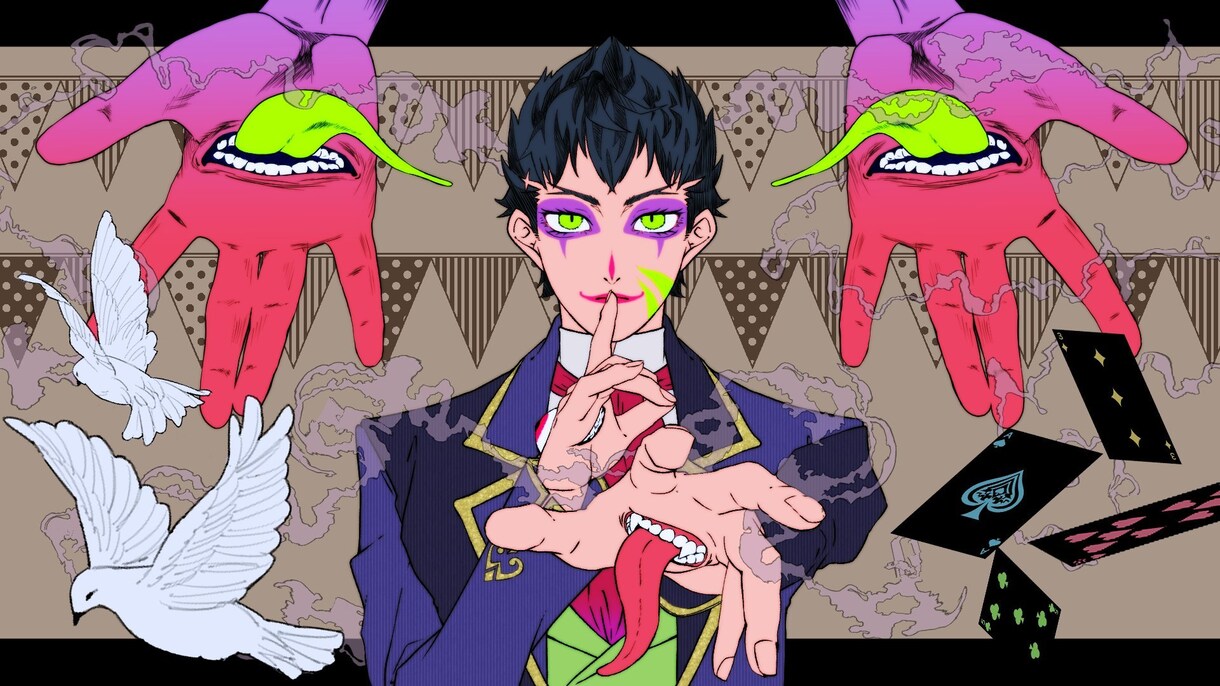 アイコン、個人利用、表紙のイラスト描きます ダークな雰囲気や極彩色のイラスト イメージ3