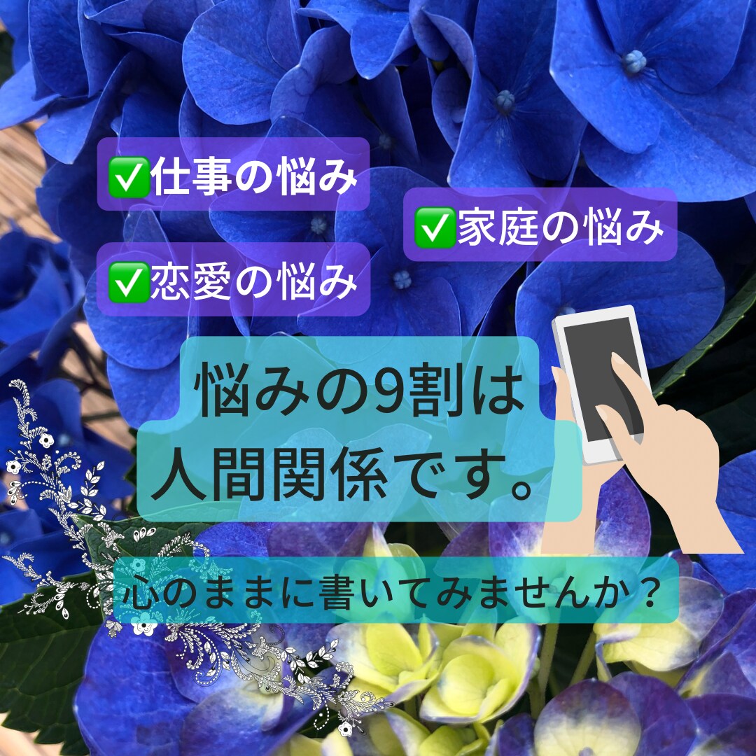 １週間チャットし放題。あなたのサポーターになります 長文短文どちらでも。内容もこだわりなし。老若男女どなたでも。 イメージ2