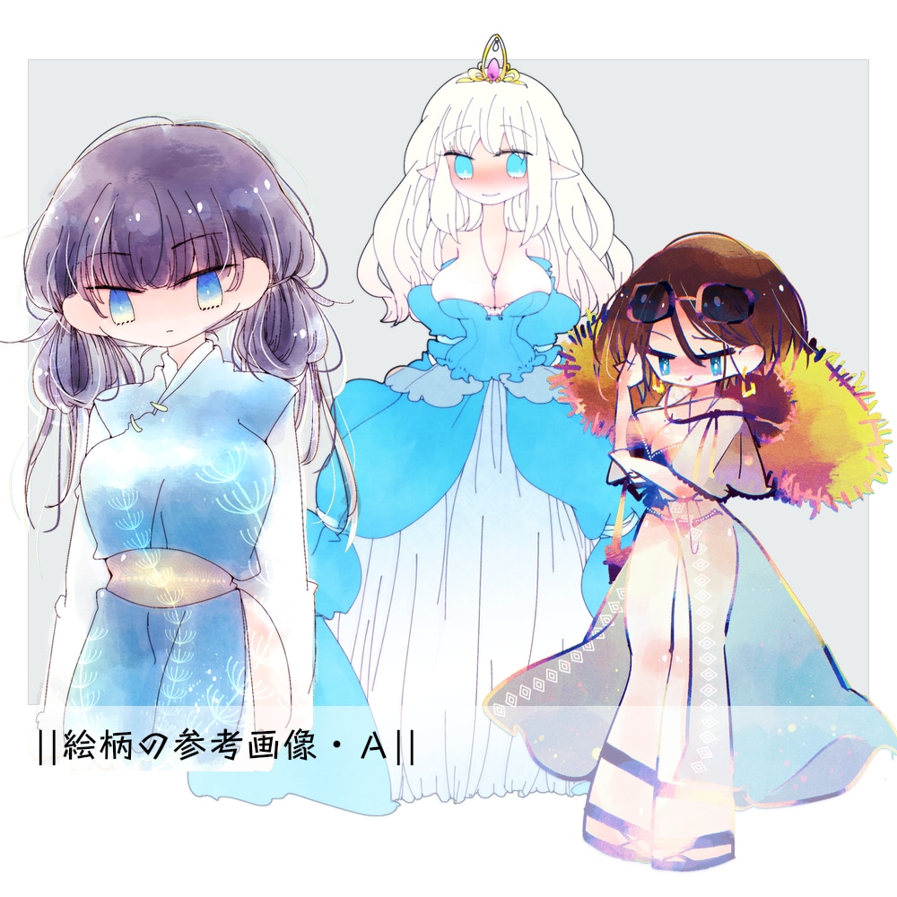 キャラクター立ち絵/イラスト描きます ゲーム制作者が描くから仕様説明が通じやすい気がする イメージ4
