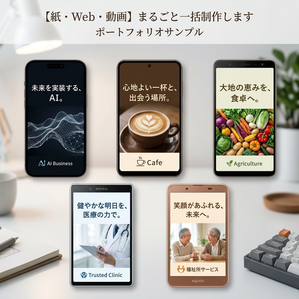 紙・Web・SNS・動画まるごと一括制作します 【広報歴6年】窓口ひとつで完結！集客思考で高品質に一括代行 イメージ2