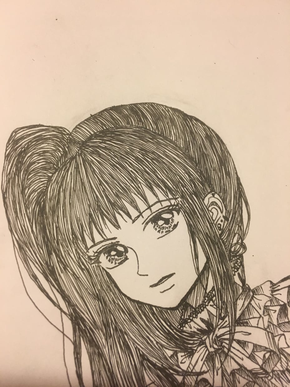 カラフルな女の子を描きます ギフトカードやカレンダーも作ります。彩りを添えたい時に★ イメージ3