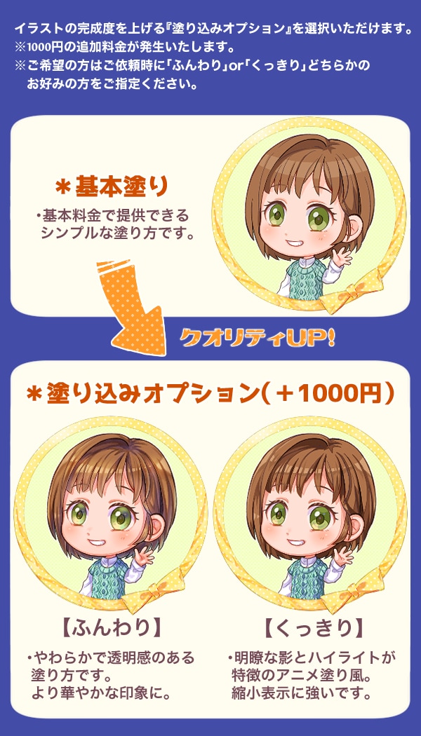 推しのカラーで☆お手軽アイコンお描きします 初心者さんも簡単セミオーダー٩( 'ω' )و イメージ9