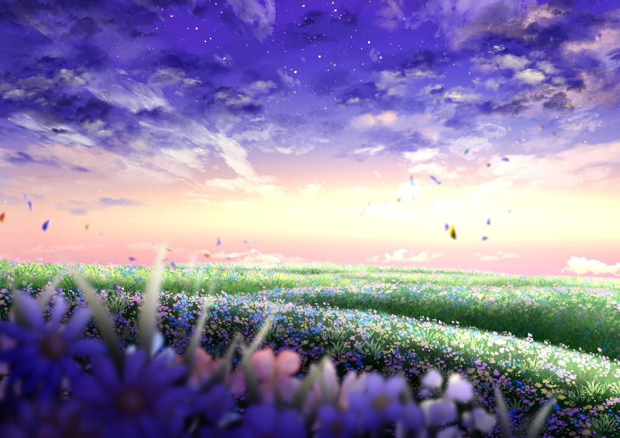 幻想的な背景イラストを承ります 星そして光の表現が少し、自慢です イメージ1