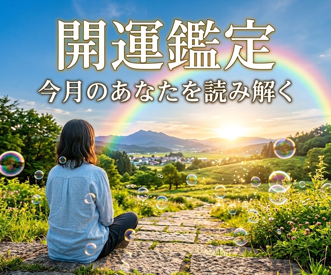 あなたの今月の運勢を鑑定します ！開運方法や気をつけた方が良いこと、吉方取りの日程等 イメージ1