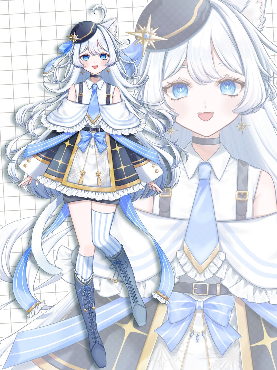 IRIAM,VTuber,Live2D立ち絵描ます ゲーム/パーツ分け/サムネイル/アイコン/動画配信など イメージ6