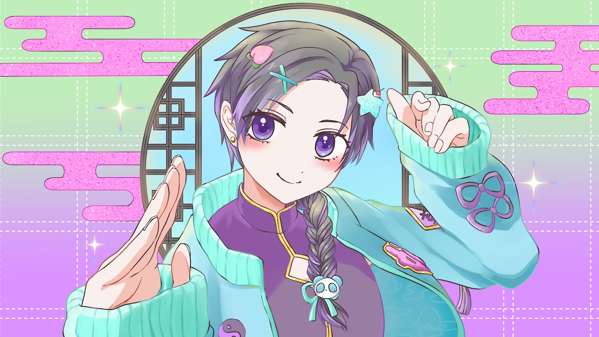 歌ってみた用サムネイルイラスト描きます かわいいキャラもカッコイイキャラも獣人なども可能 イメージ1
