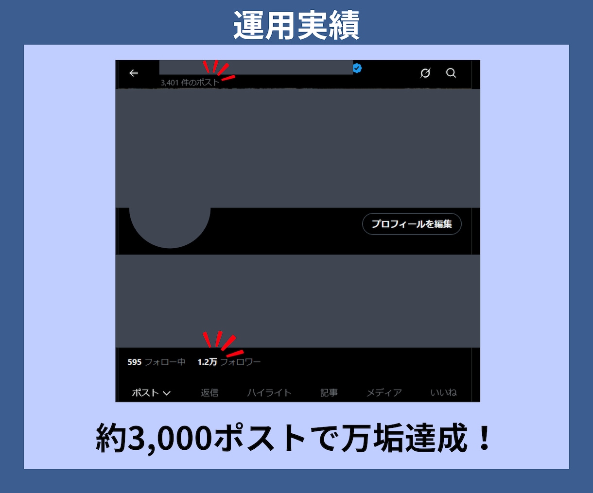 まる投げOK！あなたのX運用を代行します 【限定価格】あなたのX運用を1カ月代行します。 イメージ2
