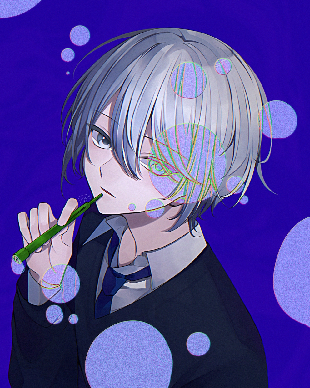 アイコンや配信・歌ってみたのイラストを制作します 中性的な男の子が得意です！お気軽にご相談ください！ イメージ4